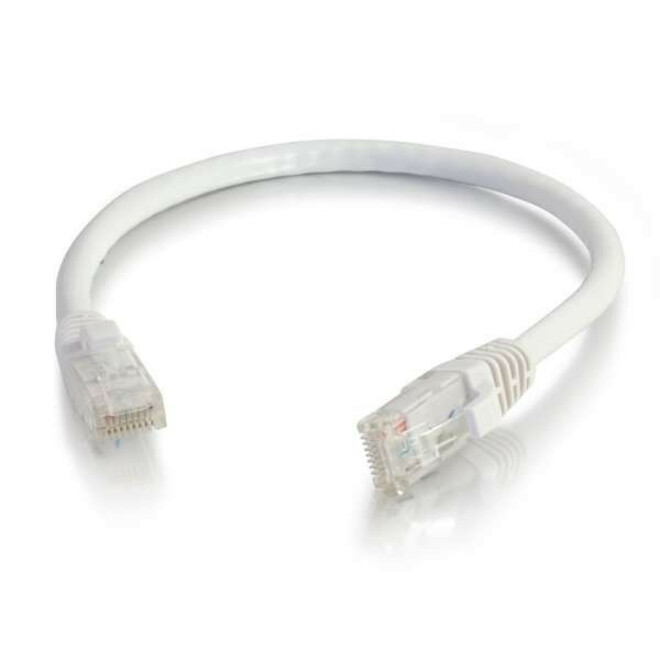 Quiktron Q-Series Patch Cords, Cat6, Booted, White, 100 Ft