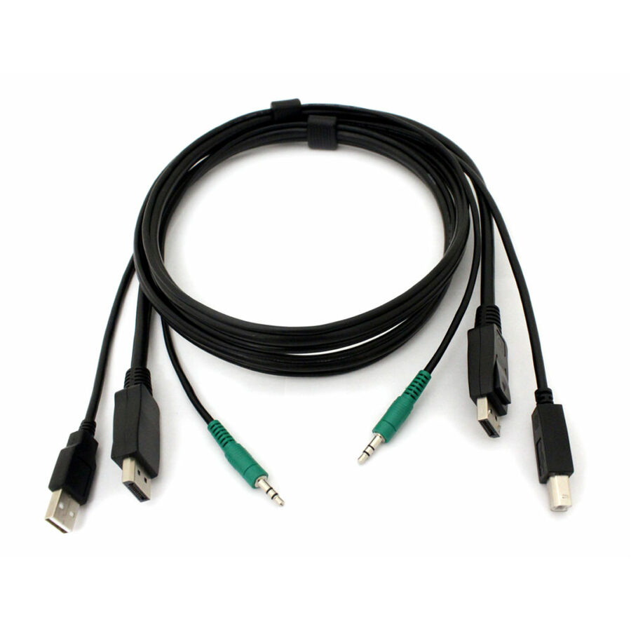 SmartAVI 6 ft KVM USB DisplayPort Cable