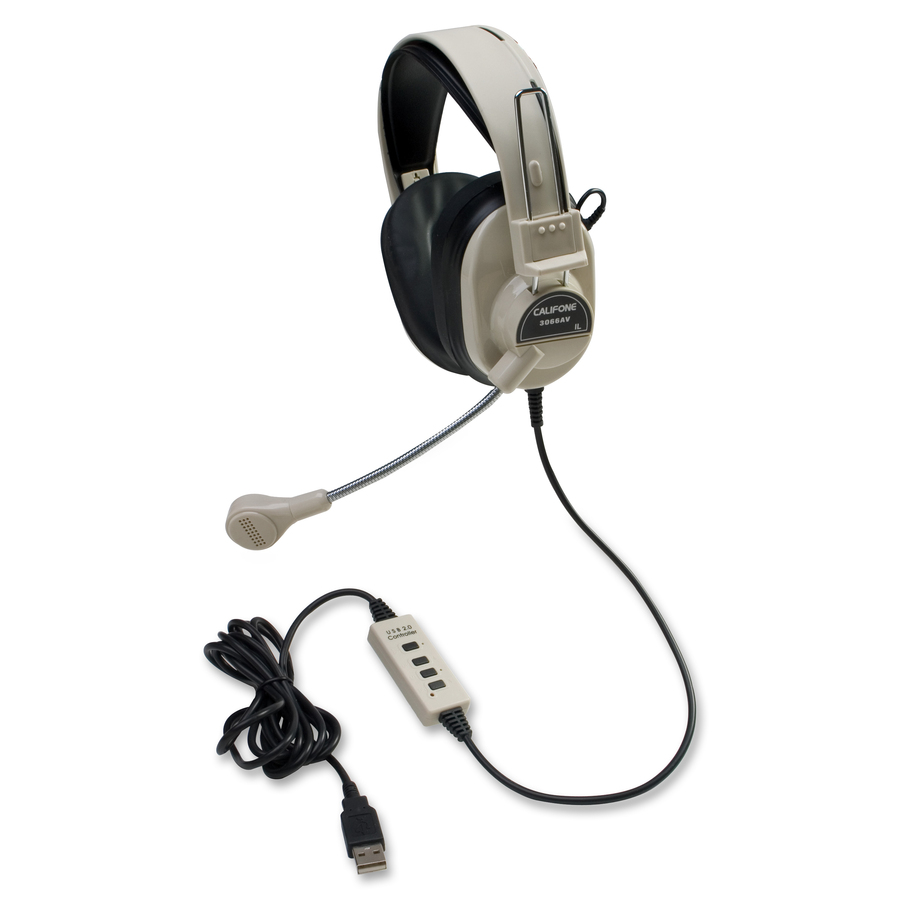 Califone 3066-USB Deluxe Binaural Headset
