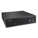 Shuttle XPC slim DH02U5 Desktop Computer - Intel Core i5 7th Gen i5-7200U - 8 GB - 120 GB SSD - Slim PC - Black