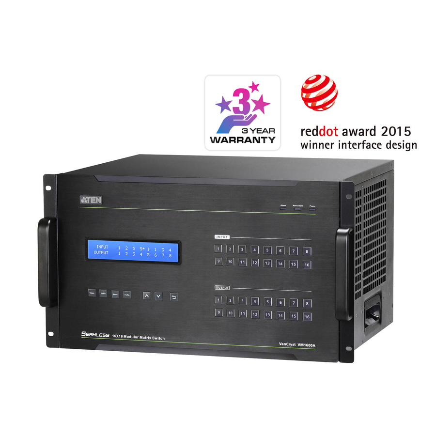 ATEN 16 x 16 Modular Matrix Switch-TAA Compliant
