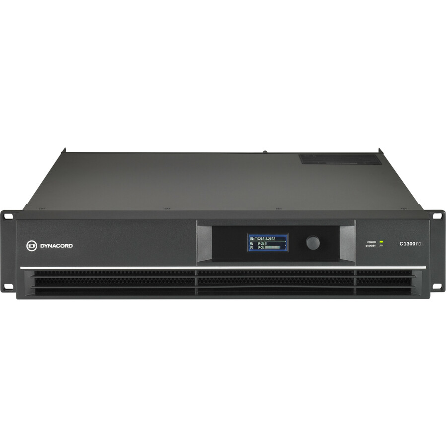 Bosch C1300FDi Amplifier - 1300 W RMS - 2 Channel - Black