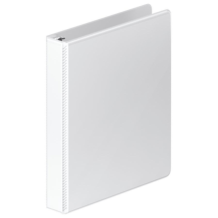 Wilson Jones® Heavy Duty D-Ring View Binder with Extra Durable Hinge, 1" , White