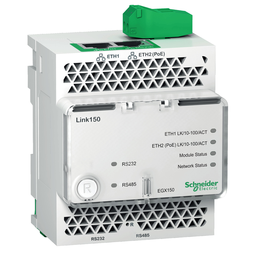 Schneider Electric Link 150 - ethernet gateway - 2 Ethernetport - 24 V DC and PoE