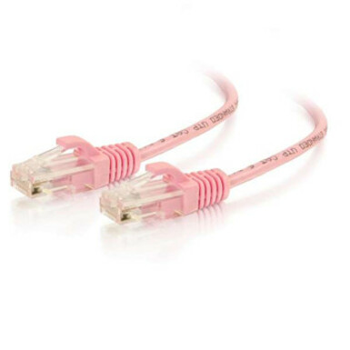 Legrand 2ft Q-Series Slim Snagless Cat 6 Unshielded (UTP) Ethernet Network Cable - Pink