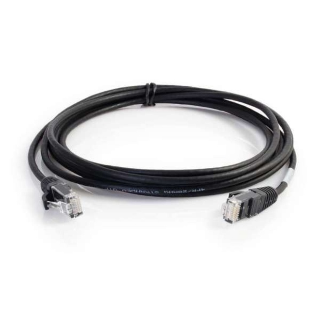 On-Q Q-Series 28 AWG Cat6 Patch Cable, Black, 5 ft