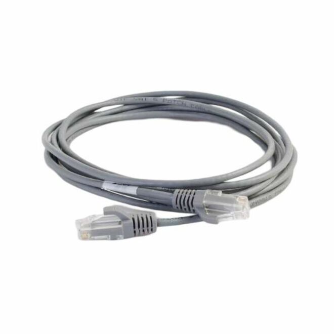 Quiktron Q-Series 28 AWG CAT6 Patch Cable, Gray, 10 FT