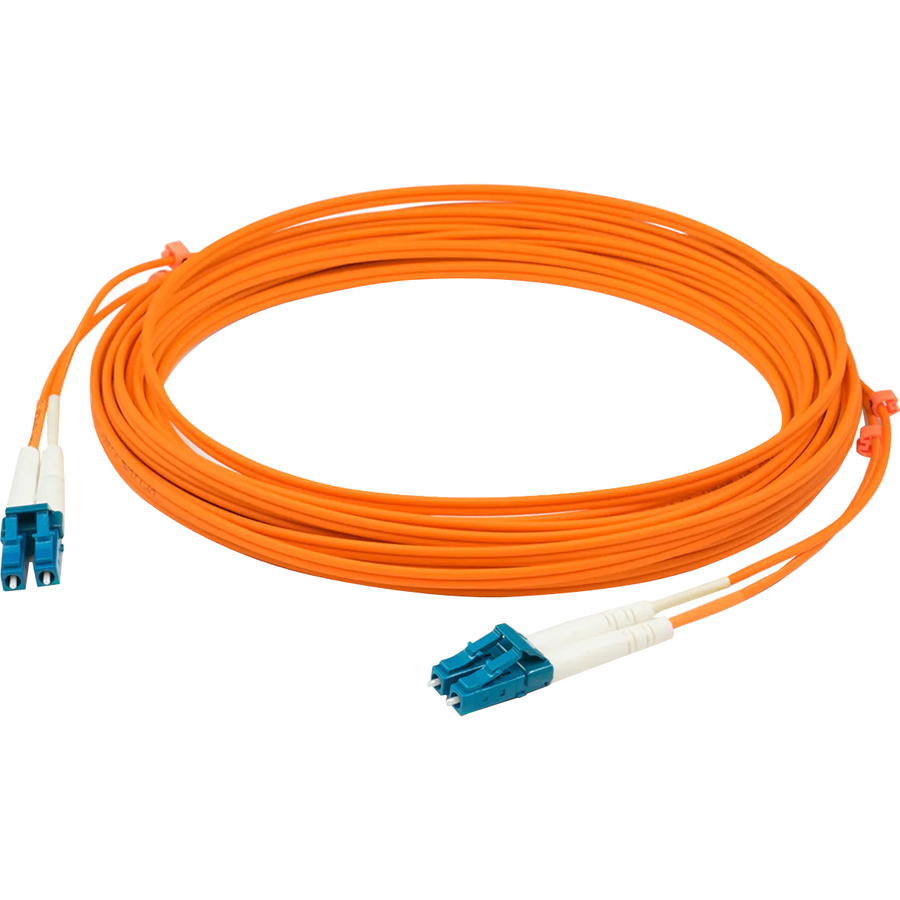 AddOn 20m LC to LC Orange OM2 Duplex OFNR (Riser-Rated) TAA Fiber Patch Cable