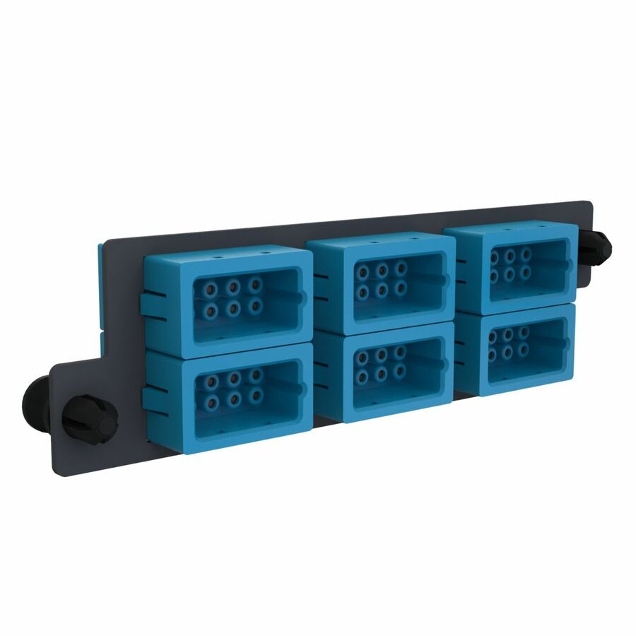 Ortronics Infinium acclAIM, Fiber Conversion Adapter Panels, 48 Fiber, Blue