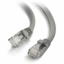 Quiktron 5Ft Q-Series Cat6A Snagless (UTP) Ethernet Network Patch Cable, CM Rated - Grey