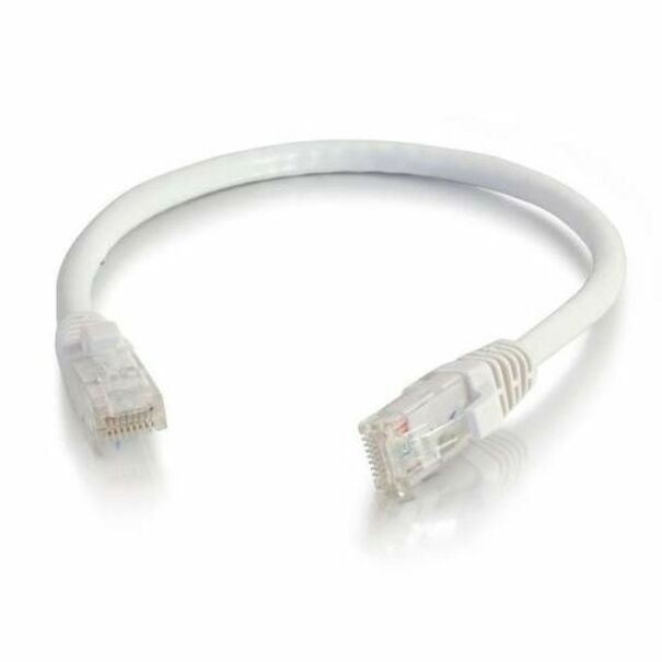Quiktron Q-Series Patch Cords, CAT6, booted, White, 35 FT