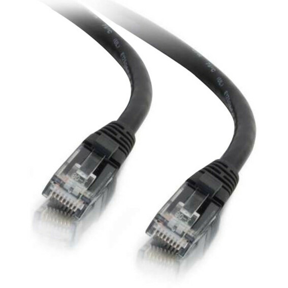 Quiktron Q-Series Patch Cords, CAT6, booted, Black, 6 FT