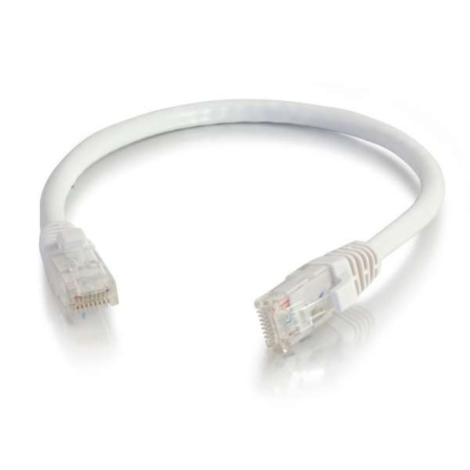 Ortronics Q-Series Patch Cords, CAT6, booted, White, 25 FT