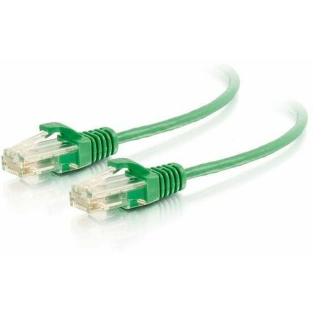 Quiktron Q-Series 28 AWG CAT6 Patch Cable, Green, 25 FT