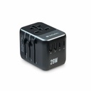 Verbatim UTA-07 Universal Travel Adapter 28W - USB-C, USB-A