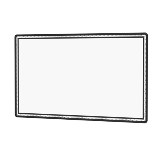Da-Lite Series 200 Lace and Grommet Frame - Pro-Trim Masking Cover
