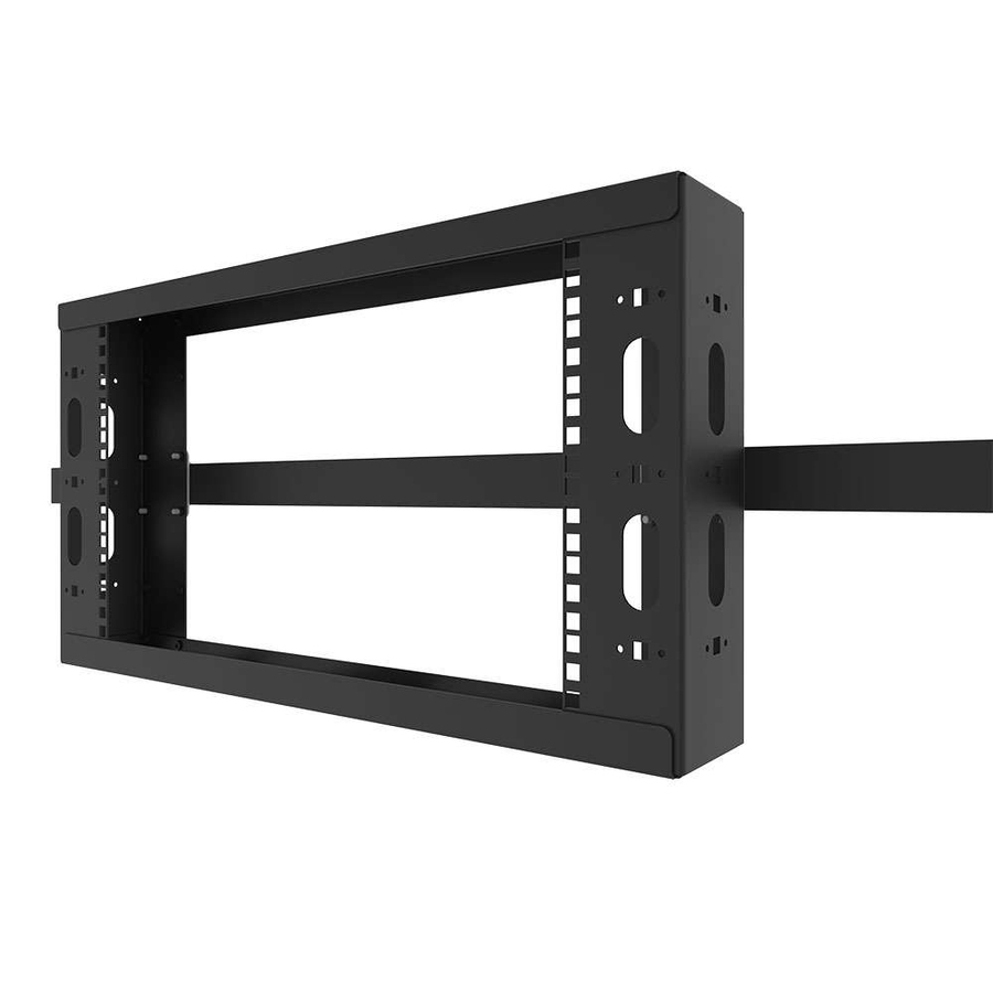 C2G 4RU Q-Series Overhead Cable Pathway Rack - Black (TAA Compliant)