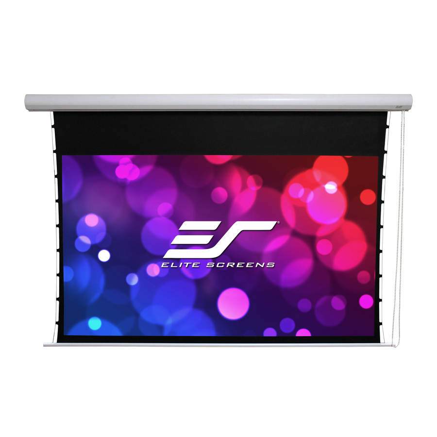 Elite Screens Manual Tab-Tension