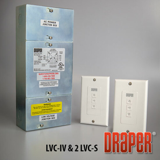 Draper Low Voltage Control with 2 Switches LVC-IV, 2 LVC-S