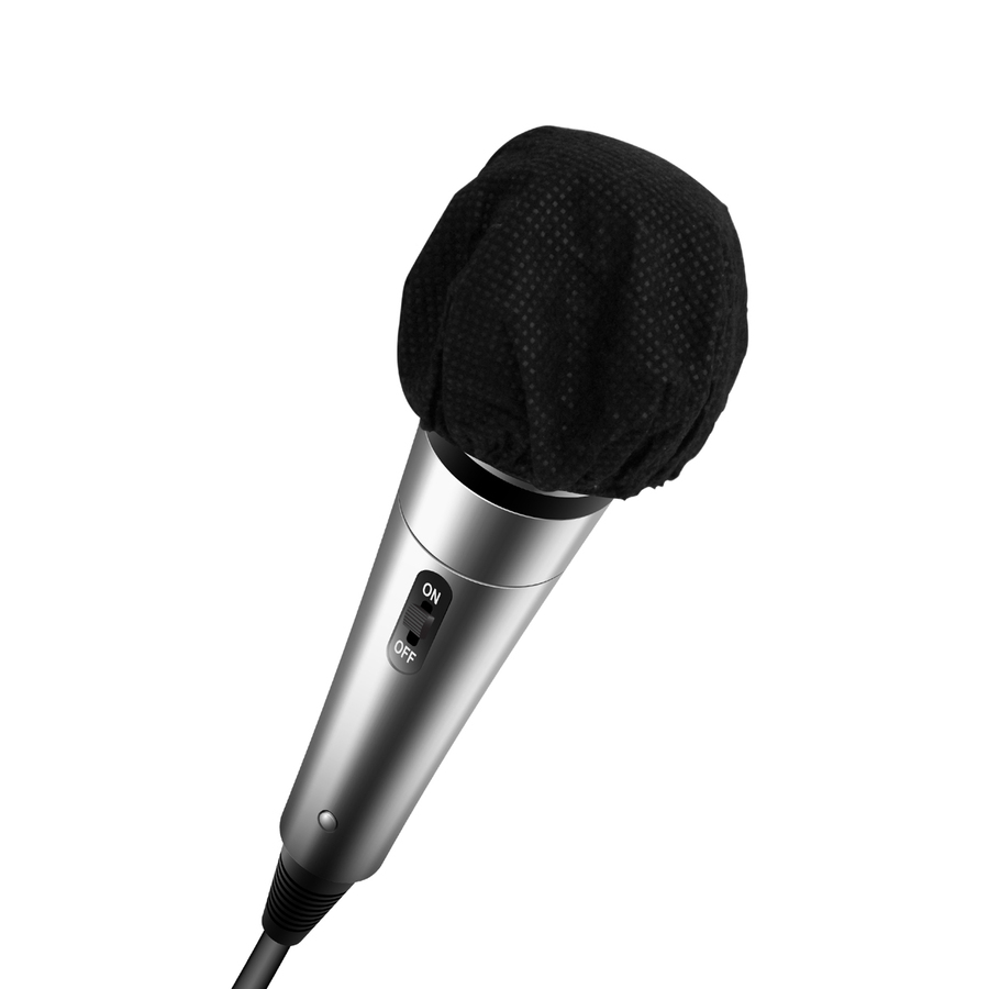 Hamilton Buhl HygenX Disposable Sanitary Microphone Covers Black (Box of 100)