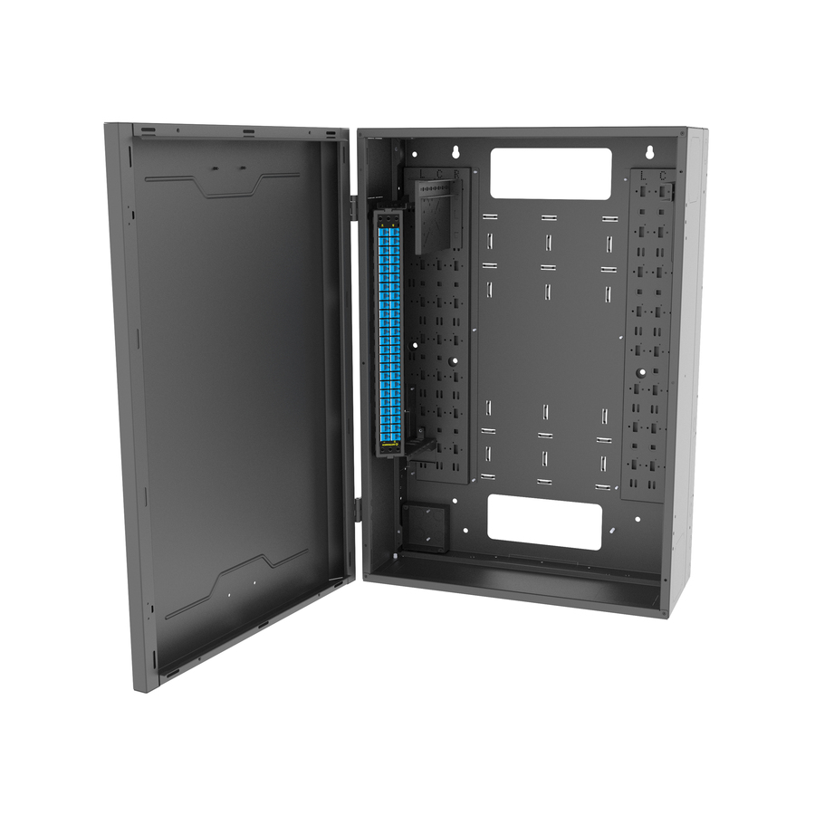 On-Q VWMZRU-B Rack Mount for Patch Panel - Black - TAA Compliant
