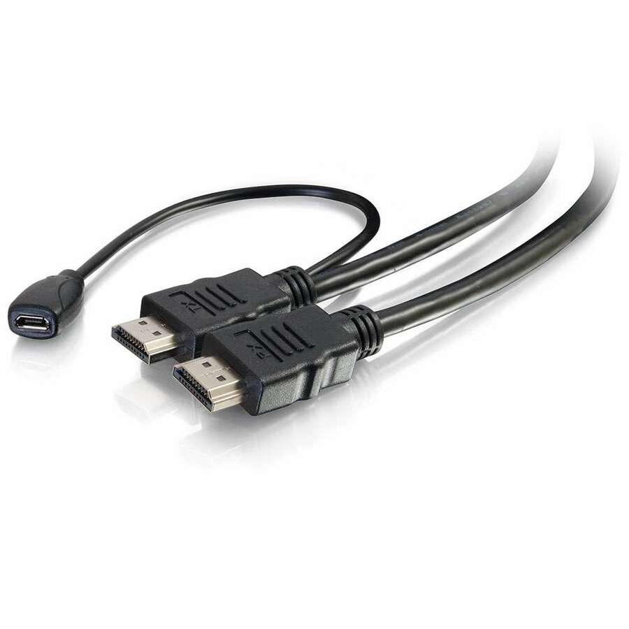 C2G 15ft High Speed HDMI Cable with Built-In Power Inserter - 4K 60Hz