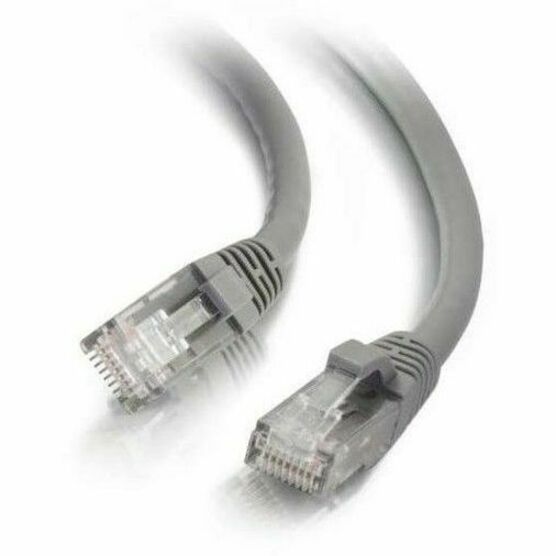 Quiktron Q-Series Patch Cords, Cat6, Booted, Gray, 8 Ft