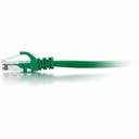Quiktron 3ft Q-Series Cat6a Snagless (UTP) Ethernet Network Patch Cable, CM Rated - Green