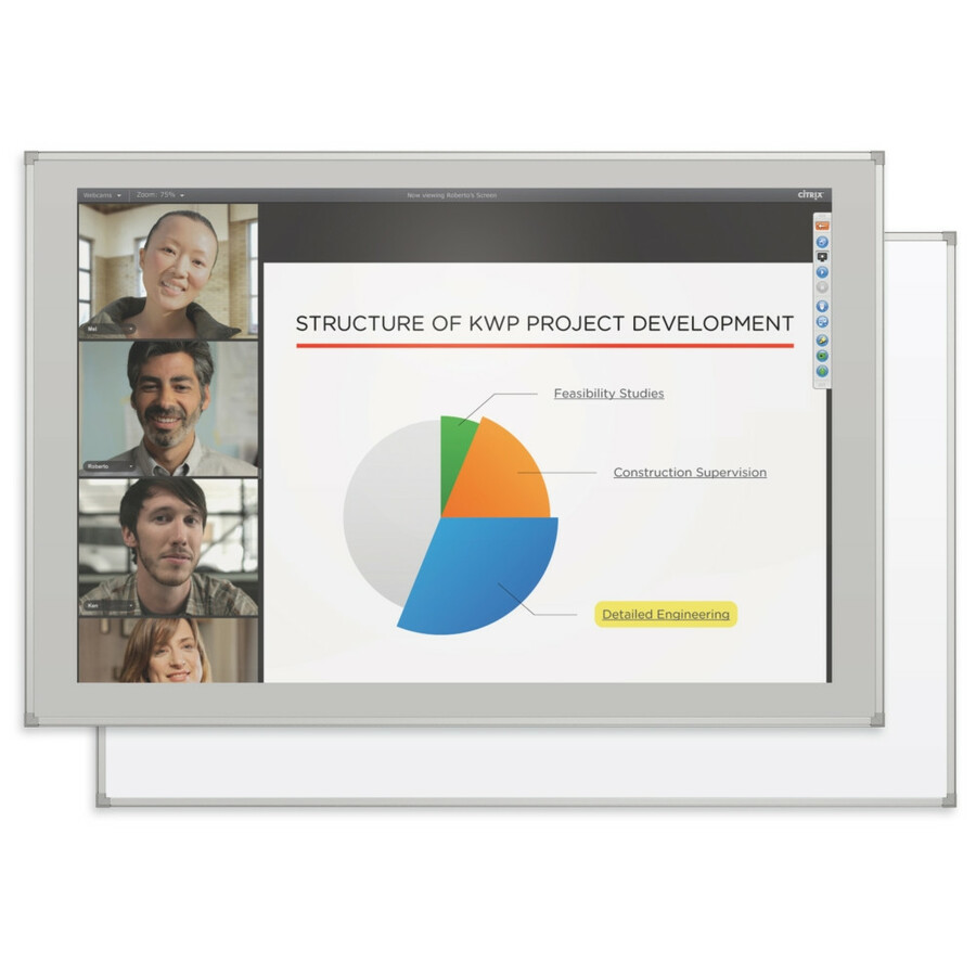 MooreCo Interactive Projector Board with Brio Trim