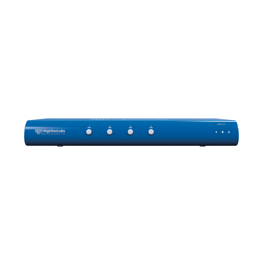 Kramer HighSecLabs Secure 4-Port, 4K30 UHD DisplayPort to HDMI KVM Switch