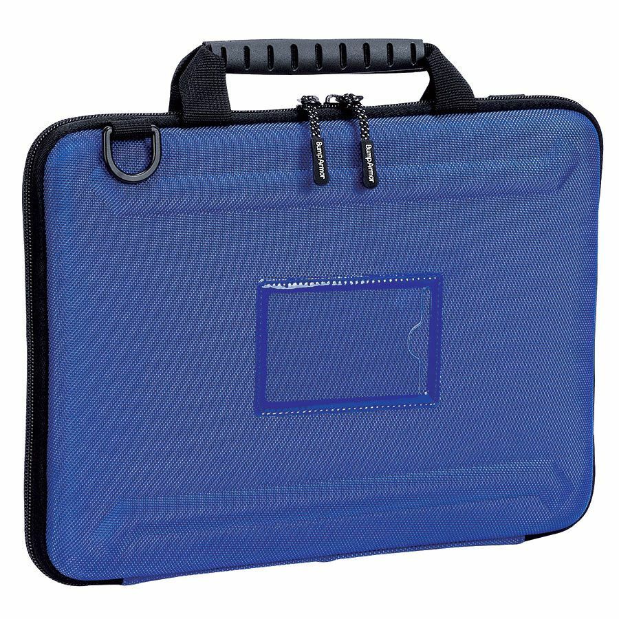 Bump Armor Carrying Case for 11" to 11.6" Notebook, ID Card - Blue