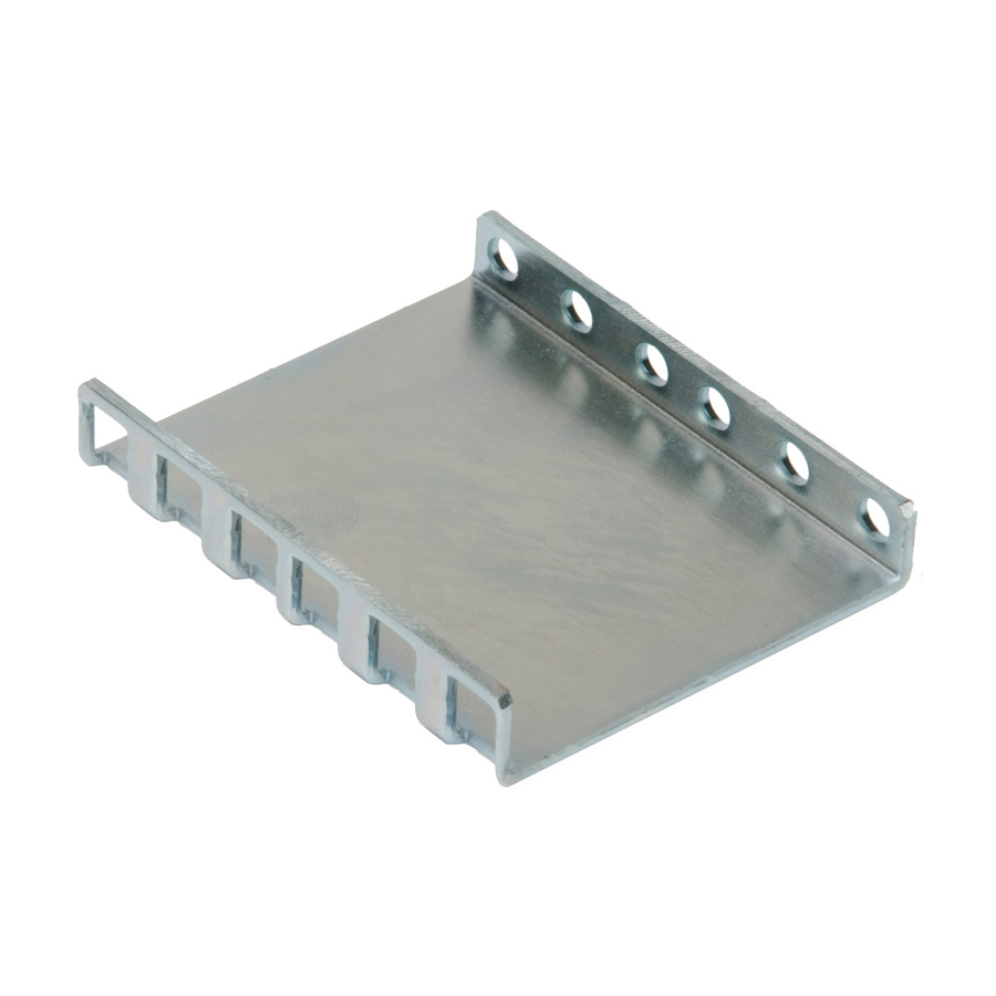 Rack Solutions 2U Adapter Bracket (2 Bends, 2.90in Deep, No Hardware)