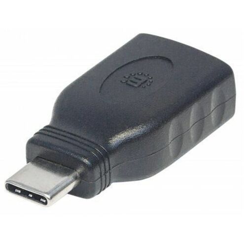 USB-C to USB-A Adapter, Male to Female, 5 Gbps (USB 3.2 Gen1 aka USB 3.0), SuperSpeed USB, Black, Lifetime Warranty, Equivalent to USB31CAADG