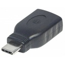 USB-C to USB-A Adapter, Male to Female, 5 Gbps (USB 3.2 Gen1 aka USB 3.0), SuperSpeed USB, Black, Lifetime Warranty, Equivalent to USB31CAADG