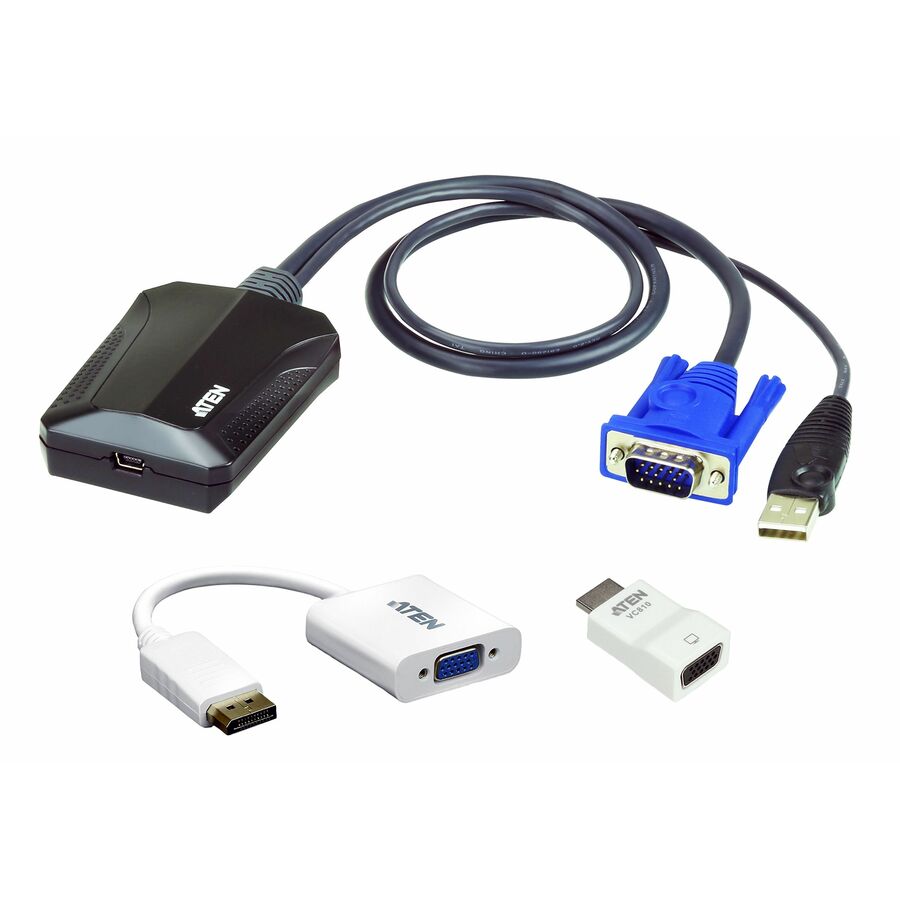 ATEN Laptop USB KVM Console Crash Cart Adapter IT Kit