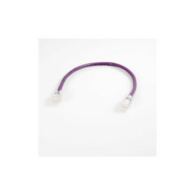 Quiktron 50FT Value Series Cat6 Non-Booted Patch Cord - Purple