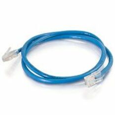 Quiktron Q-Series Patch Cords, CAT5E, Non-Booted, Blue, 10 FT