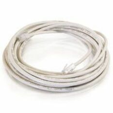 Quiktron Q-Series Patch Cords, CAT6, Non-Booted, White, 100 FT