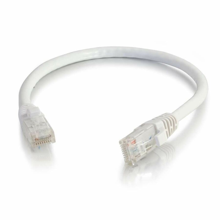 Quiktron 9ft Q-Series Cat6a Snagless (UTP) Ethernet Network Patch Cable, CM Rated - White
