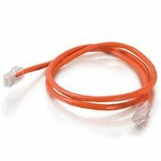Quiktron Q-Series Patch Cords, CAT5E, Non-Booted, Orange, 14 FT