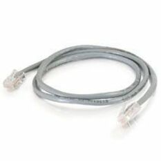Quiktron Q-Series Patch Cords, CAT6, Non-Booted, Gray, 35 FT