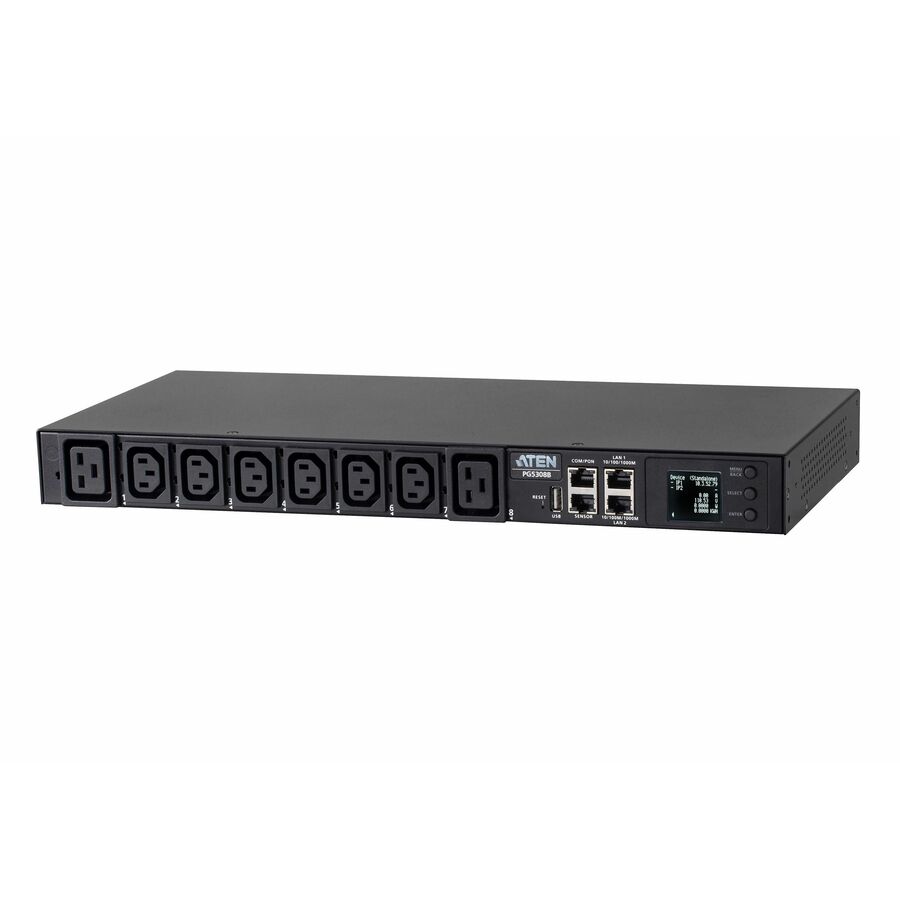 ATEN 30A/32A 8-Outlet 1U Metered eco PDU