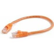 Quiktron Q-Series Patch Cords, CAT6, Non-Booted, Orange, 20 FT