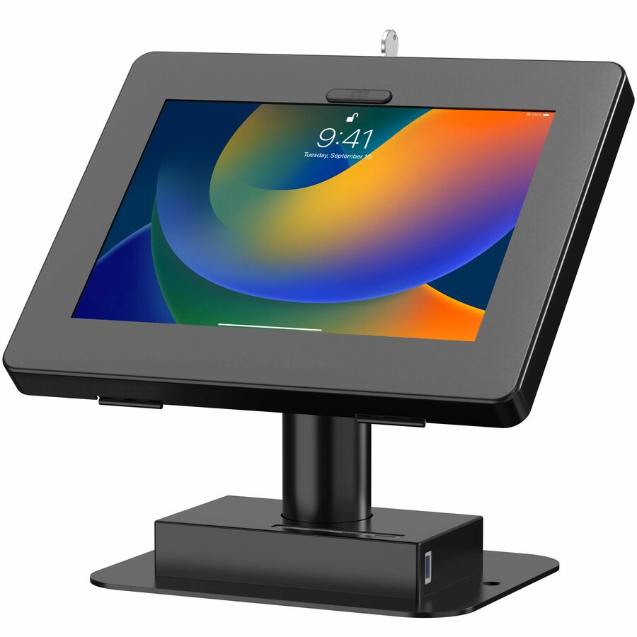 CTA Digital Desk Mount for Tablet, Kiosk, Enclosure, Holder - Landscape/Portrait