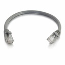 Quiktron Q-Series Patch Cords, CAT5E, Booted, Gray, 4 FT
