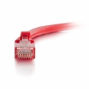 Quiktron Q-Series Patch Cords, CAT5E, Booted, Red, 15 FT
