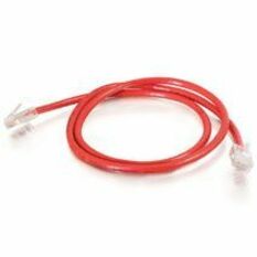 Quiktron Q-Series Patch Cords, CAT6, Non-Booted, Red, 14 FT