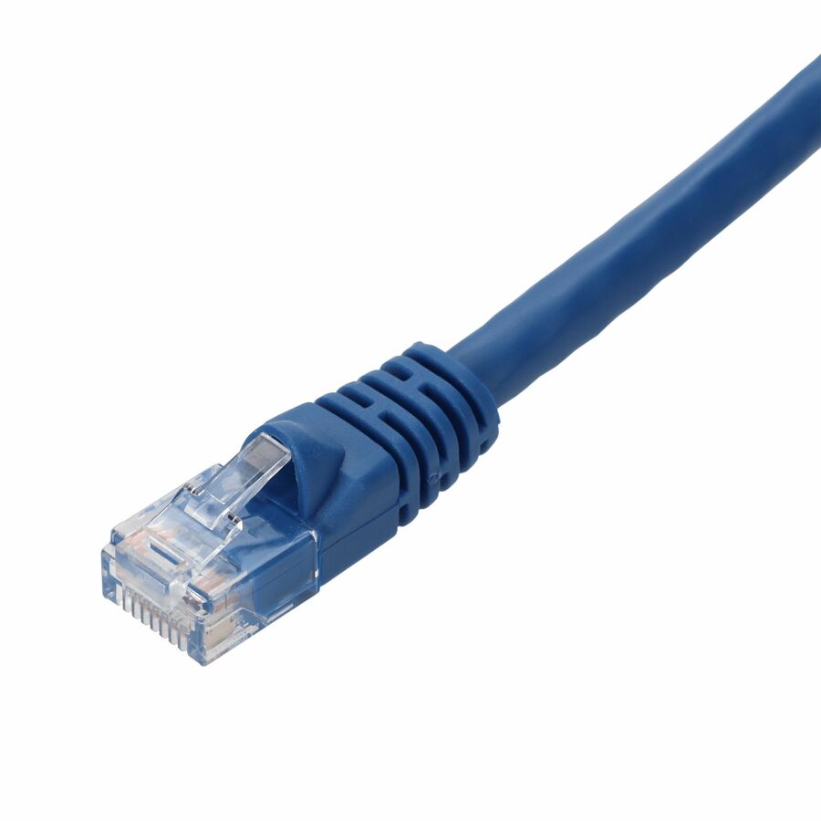 AddOn 122ft Blue CAT 5E PVC Ethernet Cable Snagless Bubble Boot RJ-45 M/M