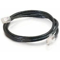 Quiktron Q-Series Patch Cords, Cat6, Non-Booted, Black, 2 Ft