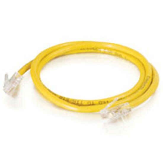 Quiktron 14Ft Value Series Cat.6 Non-Booted Patch Cord - Yellow